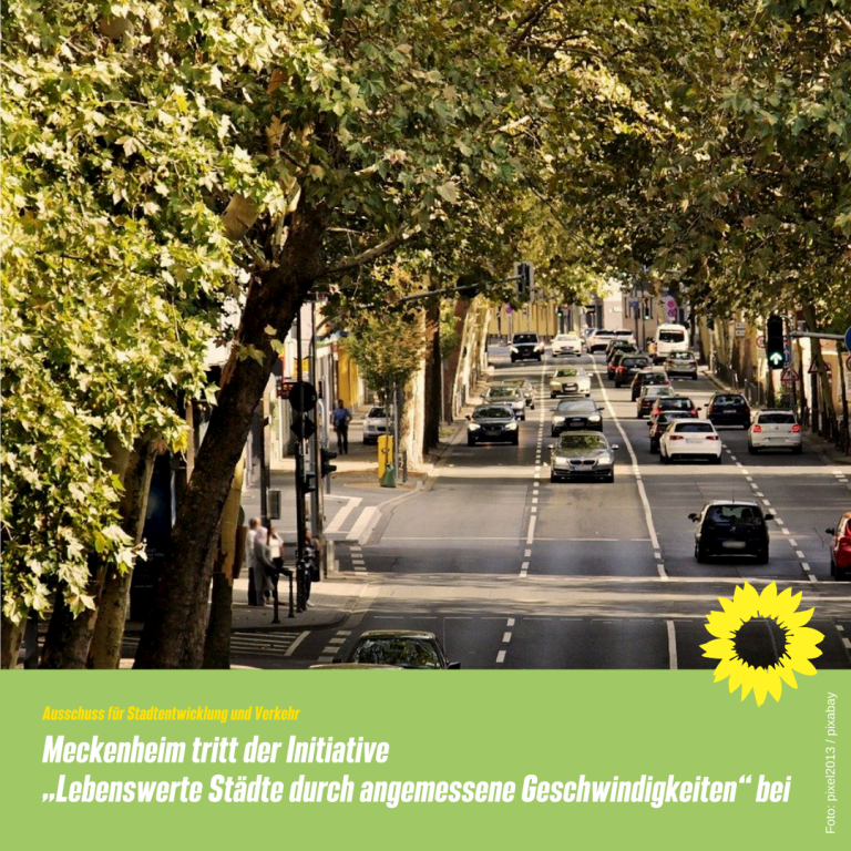 Meckenheim tritt der Initiative „Lebenswerte Städte durch angemessene Geschwindigkeiten“ bei